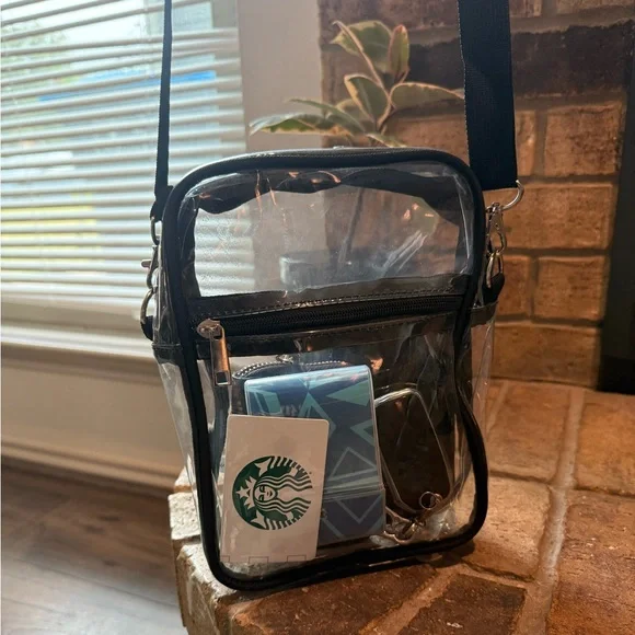 Clear Stadium Crossbody Bag - Picture 2 of 11